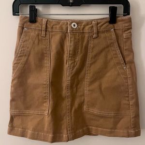 Brown mini skirt HM women